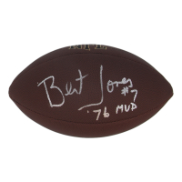 Bert Jones Signed NFL Football Inscribed "76 MVP" (Schwartz) at PristineAuction.com