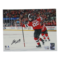 Jack Hughes Signed Devils 8x10 Photo (Fanatics) at PristineAuction.com