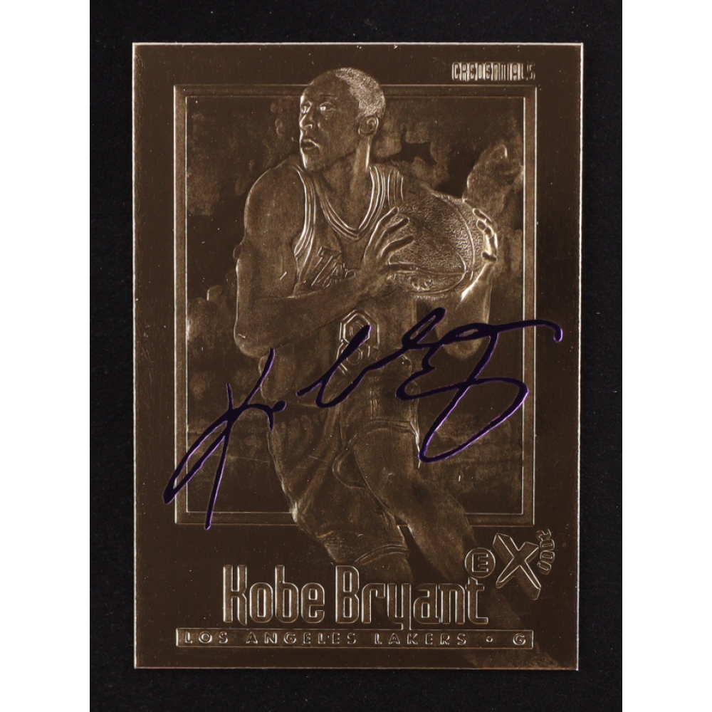 Kobe Bryant 1996-97 Skybox EX-2000 Purple Signature 23Kt Gold at PristineAuction.com