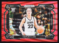 Caitlin Clark 2024-25 Panini Prizm Draft Picks Variation Prizms Red Seismic #57 #219/225 RC at PristineAuction.com