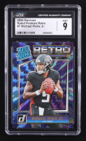 Michael Penix Jr. 2024 Donruss Rated Rookies Retro #7 RC (CGC 9) at PristineAuction.com