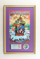 Disneyland "Splash Mountain" Custom Framed Print Display With Vintage Ticket Book & Ride Pin at PristineAuction.com