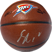 Shai Gilgeous-Alexander Signed Thunder Logo Basketball (JSA) at PristineAuction.com