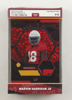 Marvin Harrison Jr. 2024 TruCreator Jumbo Cracked Ice #12 #JCMHJ RC at PristineAuction.com