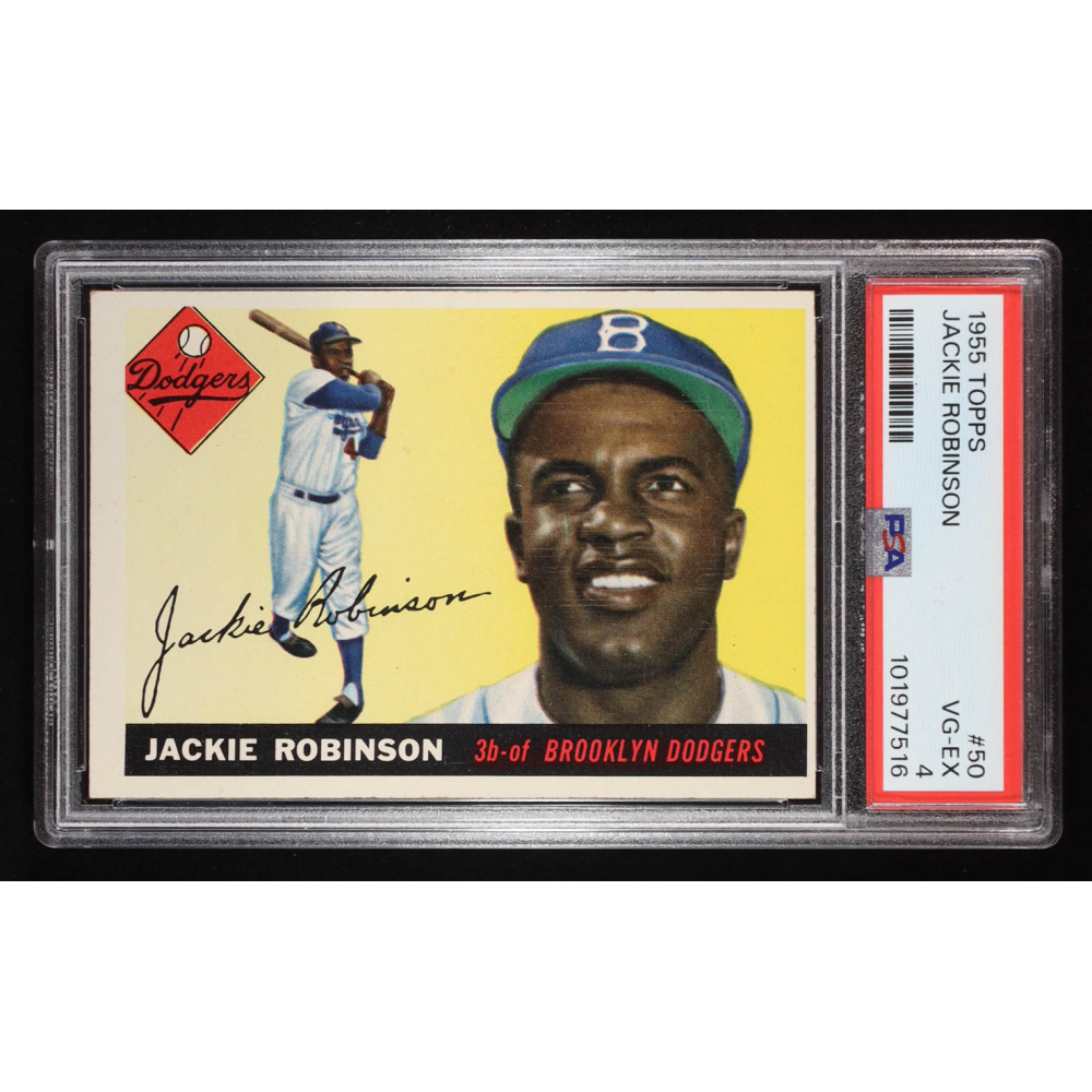 Jackie Robinson 1955 Topps #50 (PSA 4) | Pristine Auction