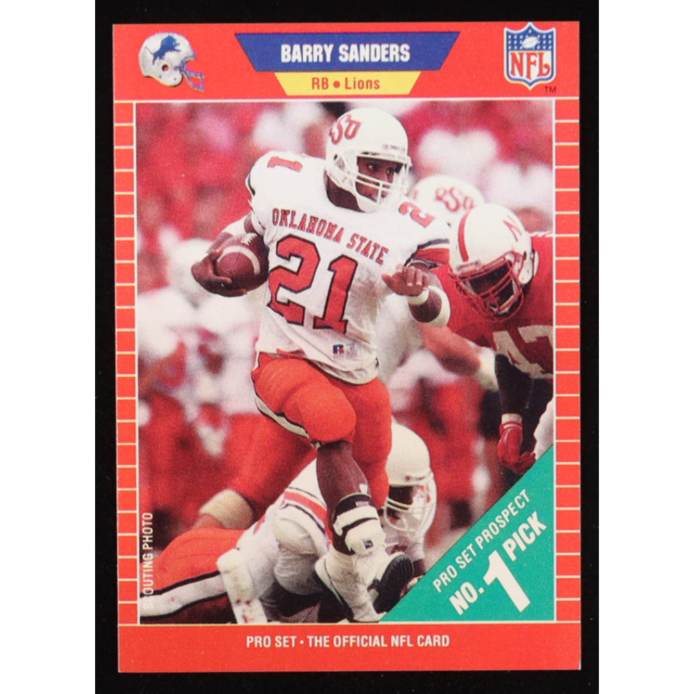 Barry Sanders 1989 Pro Set #494 RC at PristineAuction.com