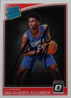 Shai Gilgeous-Alexander Signed 2018-19 Donruss Optic #162 RR RC (JSA) at PristineAuction.com
