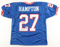 Rodney Hampton Signed Jersey Inscribed "SB XXV Champs" (Beckett) at PristineAuction.com