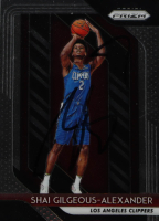 Shai Gilgeous-Alexander Signed 2018-19 Panini Prizm #184 RC (JSA) at PristineAuction.com