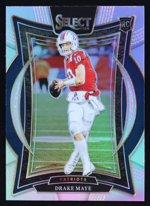 Drake Maye 2024 Select Prizm Silver #27 RC at PristineAuction.com Drake Maye 2024 Select Prizm Silver #27 RC at PristineAuction.com