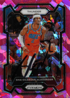 Shai Gilgeous-Alexander Signed 2023-24 Panini Prizm Prizms Pink Ice #85 (JSA) at PristineAuction.com