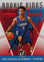 Shai Gilgeous-Alexander Signed 2018-19 Donruss Rookie Kings #21 RC (JSA) at PristineAuction.com