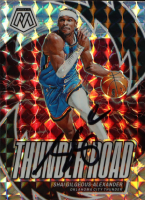 Shai Gilgeous-Alexander Signed 2023-24 Panini Mosaic Thunder Road Mosaic #4 (JSA) at PristineAuction.com