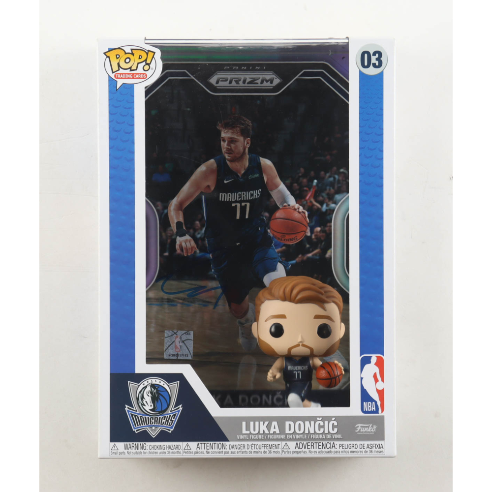 Pop 03 Luka Doncic Signed Mavericks #03 Funko Pop! Trading Cards Jumbo ...