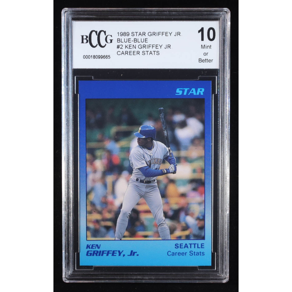 Ken Griffey Jr. 1989 Star Griffey Jr. Career Stats Blue-Blue #2 RC (BCCG 10) at PristineAuction.com