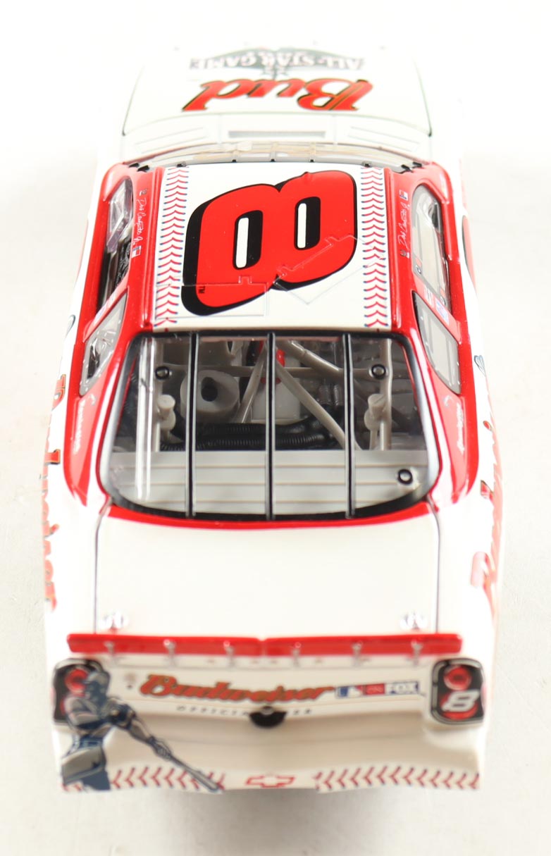 Dale Earnhardt Jr. Signed 2001 #8 Budweiser / MLB All-Star Game Monte Carlo 1:24 Diecast Car (JR Motorsports) at PristineAuction.com Dale Earnhardt Jr. Signed 2001 #8 Budweiser / MLB All-Star Game Monte Carlo 1:24 Diecast Car (JR Motorsports) at PristineAuction.com