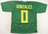 Christian Gonzalez Signed Jersey (Beckett) at PristineAuction.com