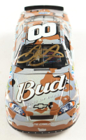 Dale Earnhardt Jr. Signed 2007 #8 Budweiser Camo / Ameican Heroes Monte Carlo SS Mesma Chrome 1:24 Diecast Car (JR Motorsports) at PristineAuction.com