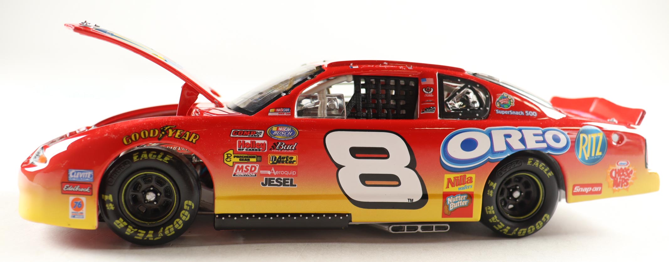 Dale Earnhardt Jr. Signed 2004 #8 OREO / RTIZ Monte Carlo 1:24 Diecast Car (JR Motorsports) at PristineAuction.com Dale Earnhardt Jr. Signed 2004 #8 OREO / RTIZ Monte Carlo 1:24 Diecast Car (JR Motorsports) at PristineAuction.com