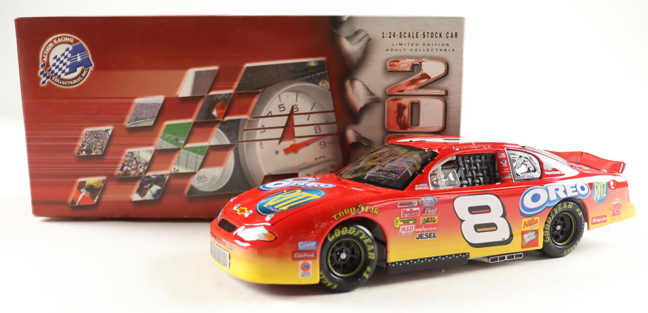 Dale Earnhardt Jr. Signed 2004 #8 OREO / RTIZ Monte Carlo 1:24 Diecast Car (JR Motorsports) at PristineAuction.com Dale Earnhardt Jr. Signed 2004 #8 OREO / RTIZ Monte Carlo 1:24 Diecast Car (JR Motorsports) at PristineAuction.com