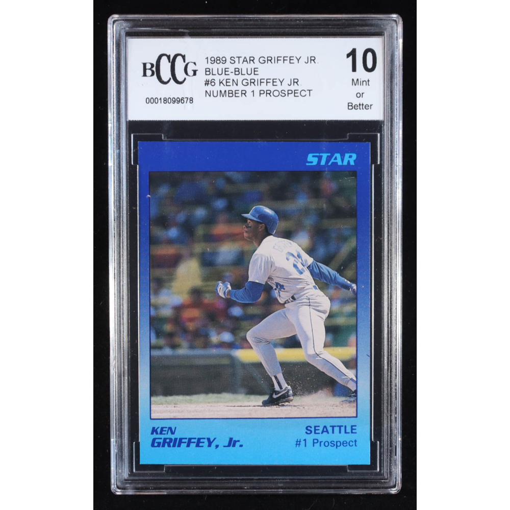 Ken Griffey Jr. 1989 Star Griffey Jr. Number 1 Prospect Blue-Blue #6 RC (BCCG 10) at PristineAuction.com