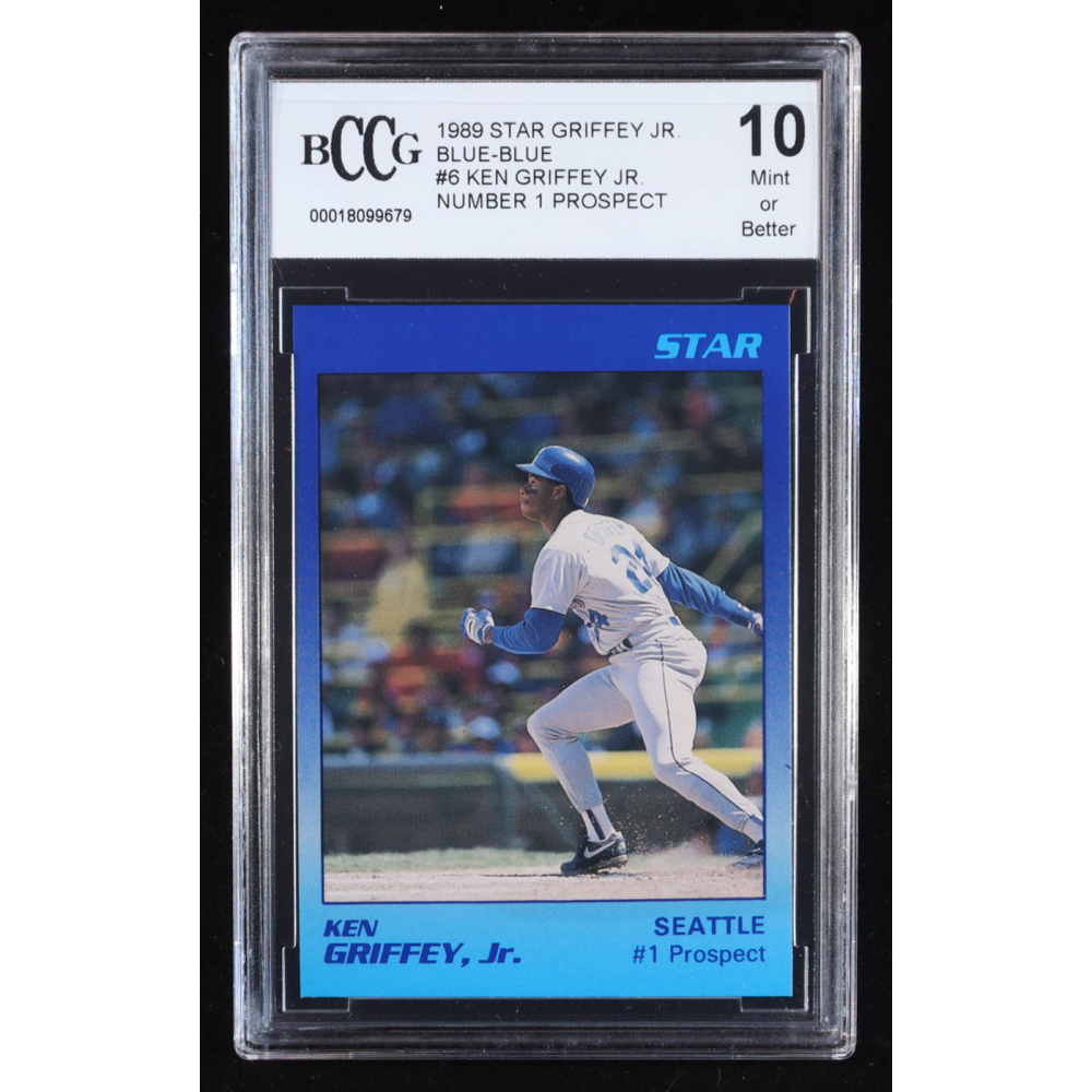 Ken Griffey Jr. 1989 Star Griffey Jr. Number 1 Prospect Blue-Blue #6 RC (BCCG 10) at PristineAuction.com