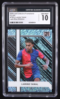 Lamine Yamal 2024 Leaf Collective Promo Pro Set Shimmer Light Blue #PSB4 RC (CGC 10) at PristineAuction.com