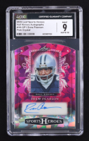 Drew Pearson 2025 Leaf Sports Heroes Hall Heroes Autographs Crystal Pink #HHDP1 #3/5 (CGC 9 | Auto 10) at PristineAuction.com