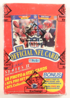 1989 Pro Set Series 2 Football Wax Box with (36) Packs (BBCE) at PristineAuction.com