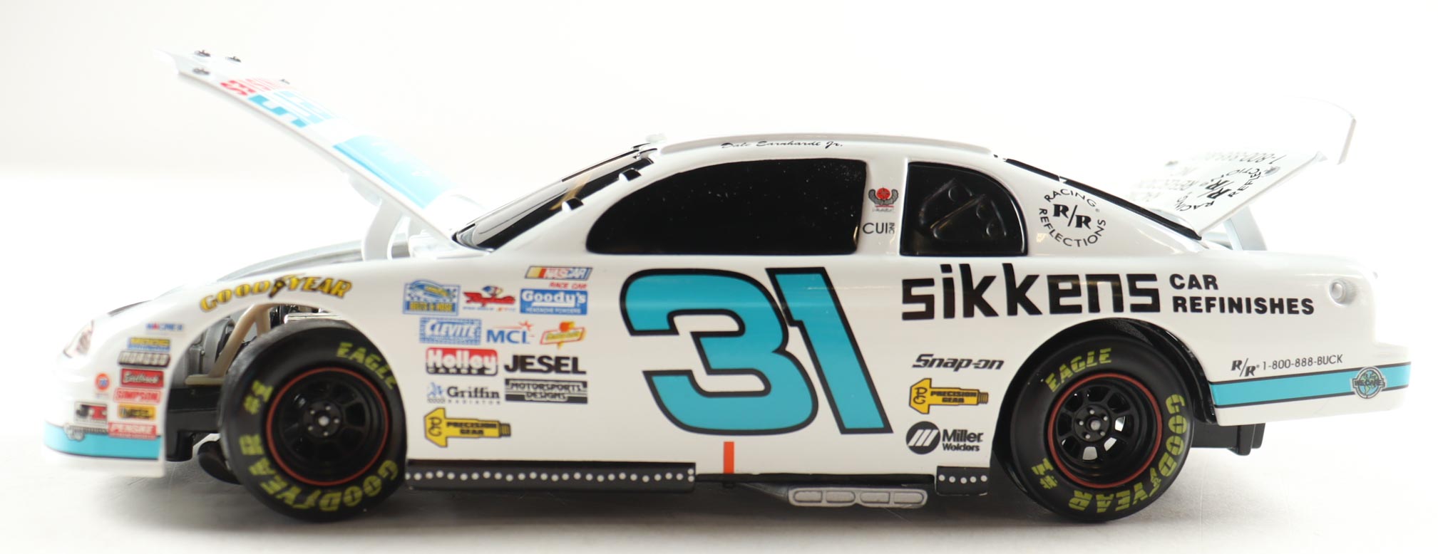 Dale Earnhardt Jr. Signed 1997 #31 Sikkens White Monte Carlo 1:24 Diecast Car (JR Motorsports) at PristineAuction.com Dale Earnhardt Jr. Signed 1997 #31 Sikkens White Monte Carlo 1:24 Diecast Car (JR Motorsports) at PristineAuction.com