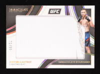 Justin Gaethje 2022 Immaculate Collection UFC The Immaculate Standard Memorabilia #ISJGE #71/99 at PristineAuction.com