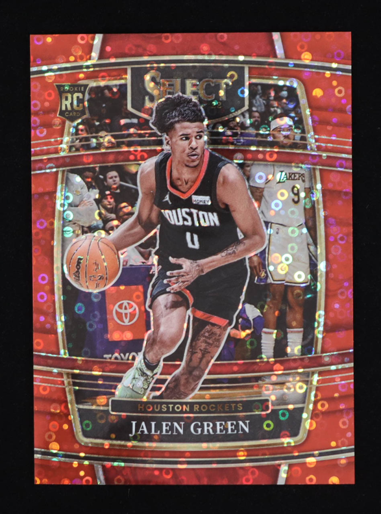 Jalen Green 2021-22 Select Prizms Red Disco #7 RC #13/49