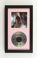 Miley Cyrus Signed Custom Framed "Something Beautiful" CD Album Insert Display With Disc (ACOA) at PristineAuction.com