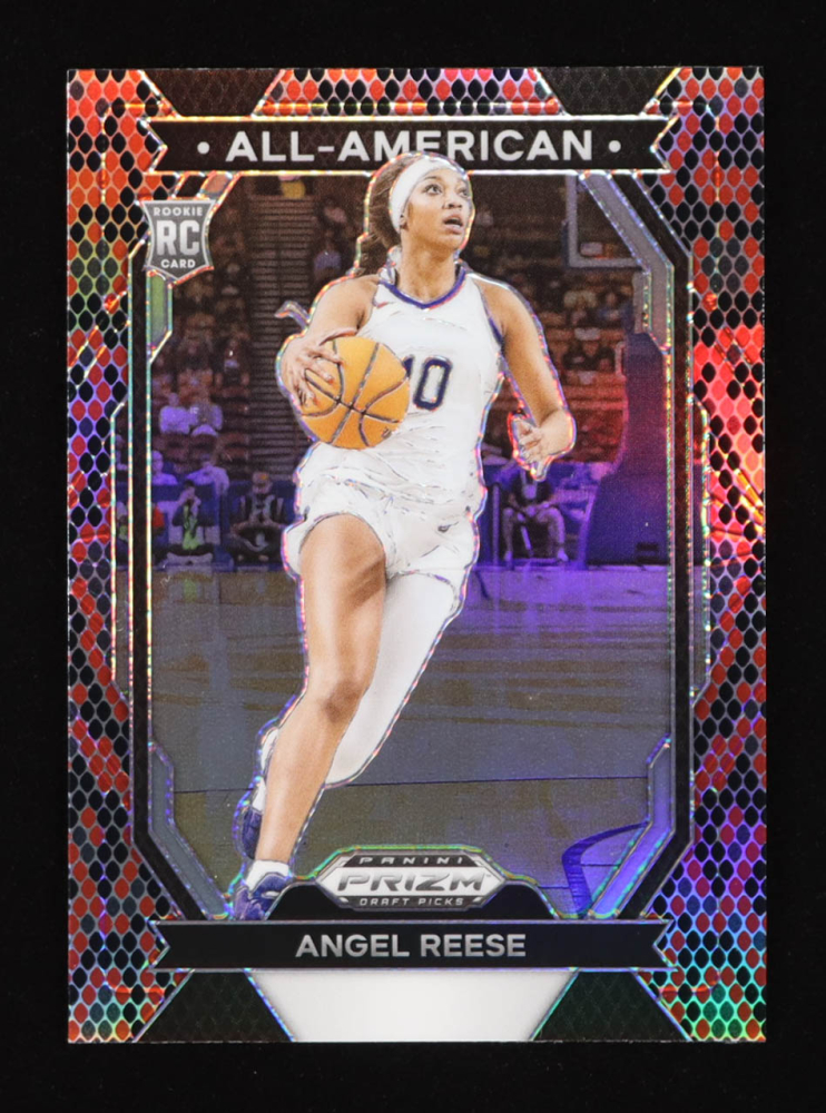 Angel Reese 2024-25 Panini Prizm Draft Picks All-American Prizms Snakeskin #6 RC