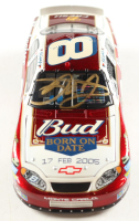 Dale Earnhardt Jr. Signed 2005 #8 Budweiser / Dual at Daytona / Born On Date Feb 17 Monte Carlo 1:24 Diecast Car (JR Motorsports) at PristineAuction.com