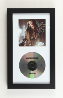Miley Cyrus Signed Custom Framed "Something Beautiful" CD Album Insert Display With Disc (ACOA) at PristineAuction.com