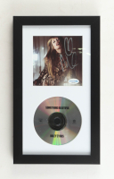 Miley Cyrus Signed Custom Framed "Something Beautiful" CD Album Insert Display With Disc (ACOA) at PristineAuction.com
