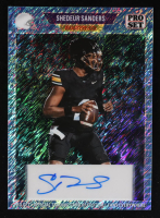 Shedeur Sanders 2024 Leaf Pro Set Autographs Platinum Shimmer #89ASS1 RC #9/20 at PristineAuction.com
