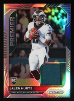 Jalen Hurts 2020 Panini Prizm Premier Jerseys #12 RC at PristineAuction.com