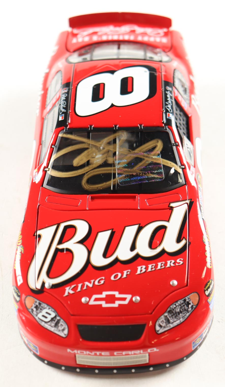Dale Earnhardt Jr. Signed 2004 #8 Budweiser / Father's Day Monte Carlo 1:24 Diecast Car (JR Motorsports) at PristineAuction.com Dale Earnhardt Jr. Signed 2004 #8 Budweiser / Father's Day Monte Carlo 1:24 Diecast Car (JR Motorsports) at PristineAuction.com