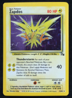 Zapdos 1999 Pokemon Fossil Unlimited #15 HOLO at PristineAuction.com