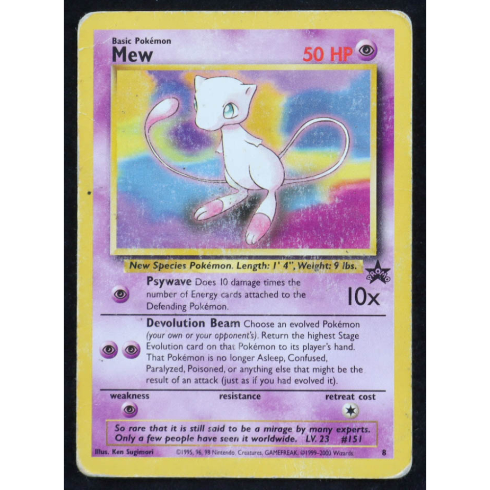 Mew Pokemon 2000 WOTC Promos #8 at PristineAuction.com