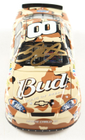 Dale Earnhardt Jr. Signed 2007 #8 Budweiser Camo / American Heroes Monte Carlo SS 1:24 Diecast Car (JR Motorsports) at PristineAuction.com