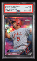 Albert Pujols 2016 Topps Chrome Pink Refractor #46 (PSA 10) at PristineAuction.com