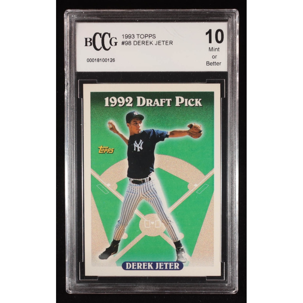 Derek Jeter 1993 Topps #98 RC (BCCG 10) at PristineAuction.com