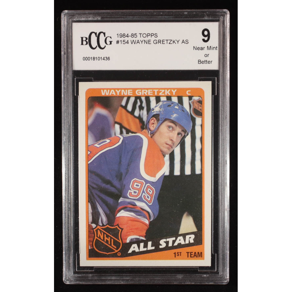 Wayne Gretzky 1984-85 Topps #154 AS (BCCG 9) at PristineAuction.com