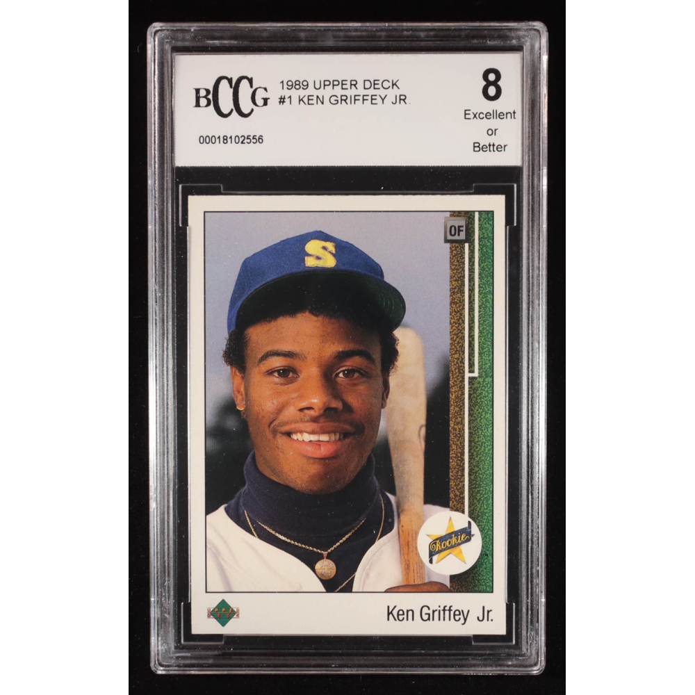 Ken Griffey Jr. 1989 Upper Deck #1 RC (BCCG 8) at PristineAuction.com
