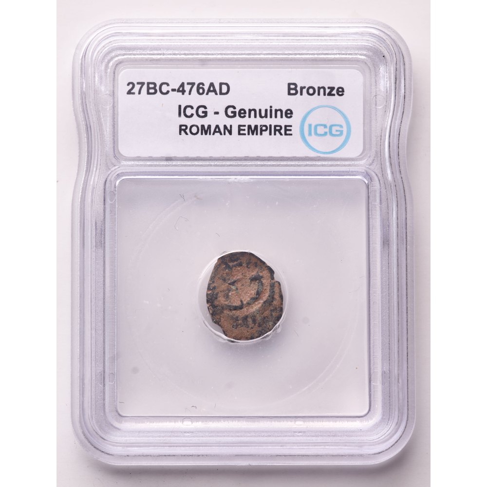27 B.C. - 476 A.D. Roman Empire Ancient Bronze Coin (ICG) at PristineAuction.com
