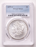 1879-S Morgan Silver Dollar (PCGS MS64) at PristineAuction.com