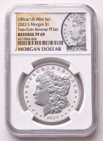 2023-S Morgan Silver Dollar Reverse Proof (NGC Proof 69) at PristineAuction.com